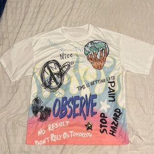 large abstract shirt